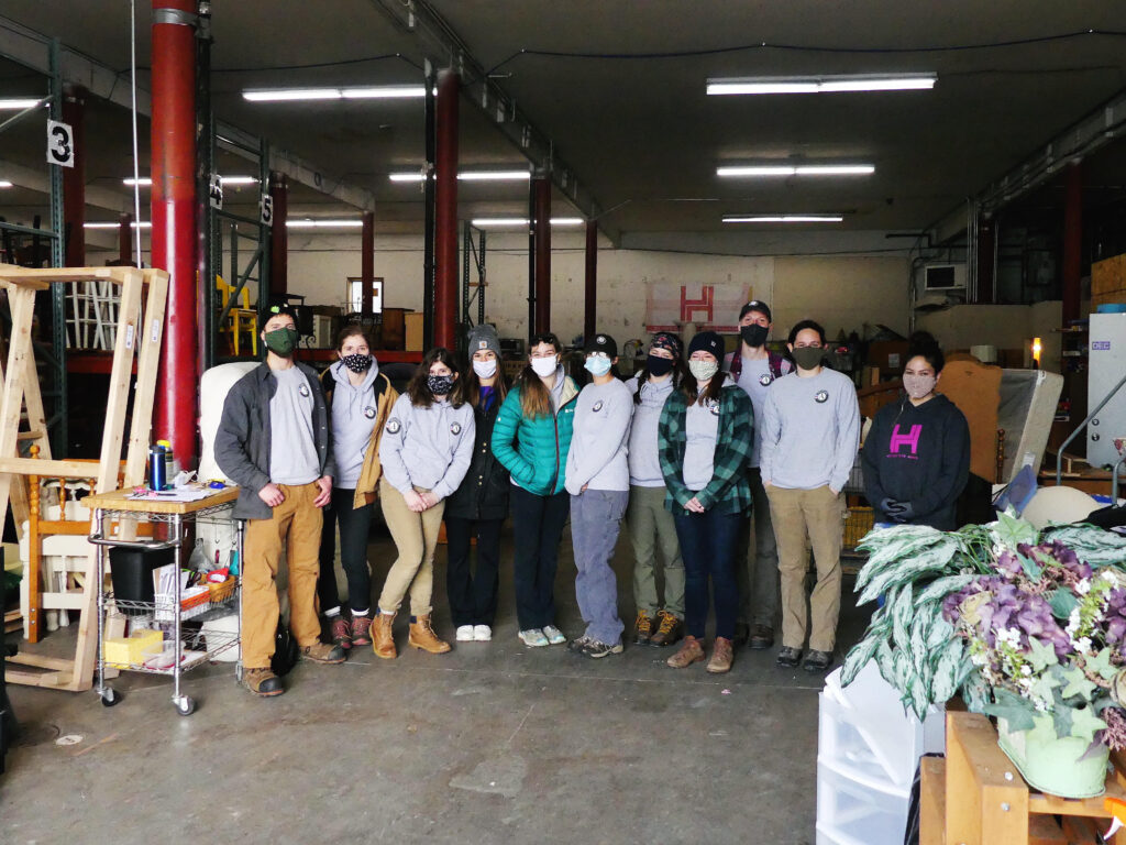 Bur Oak AmeriCorps Program members volunteered for four hours on MLK Jr. Day and made five deliveries to households in the area.
