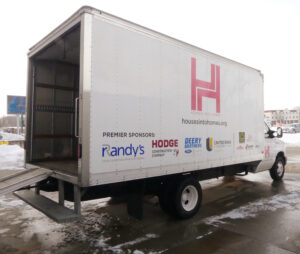 Through the help of donors, Houses Into Homes was able to buy a truck, making pick-up and delivery of donations much easier.