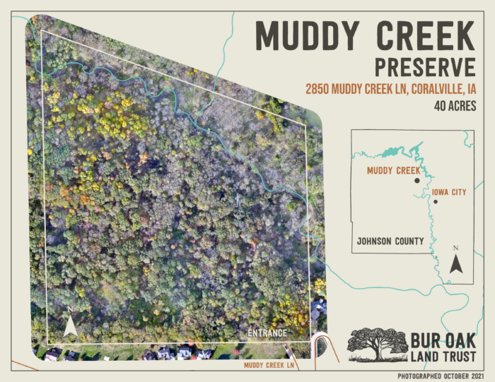 Muddy Creek Preserve map
