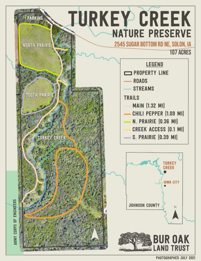  Turkey Creek Nature Preserve map